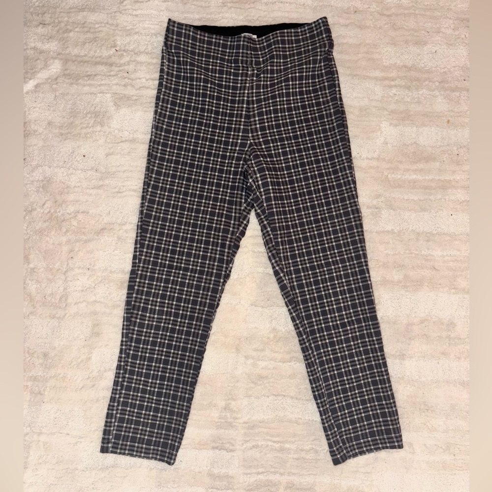 Ardene Black and White Classic Plaid Pattern pants